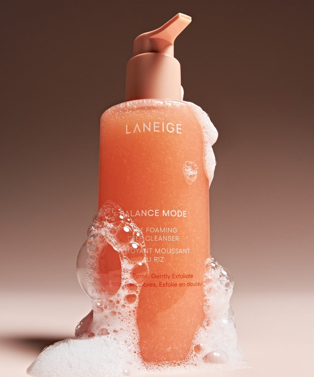 Balance Mode Rice Foaming Deep Cleanser