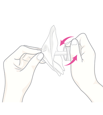 Wipe the ceramic ball clean with tissue before storing