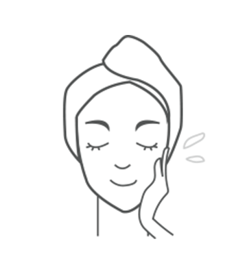 Use at the last stage of your skincare routine. Apply an appropriate amount evenly onto skin.