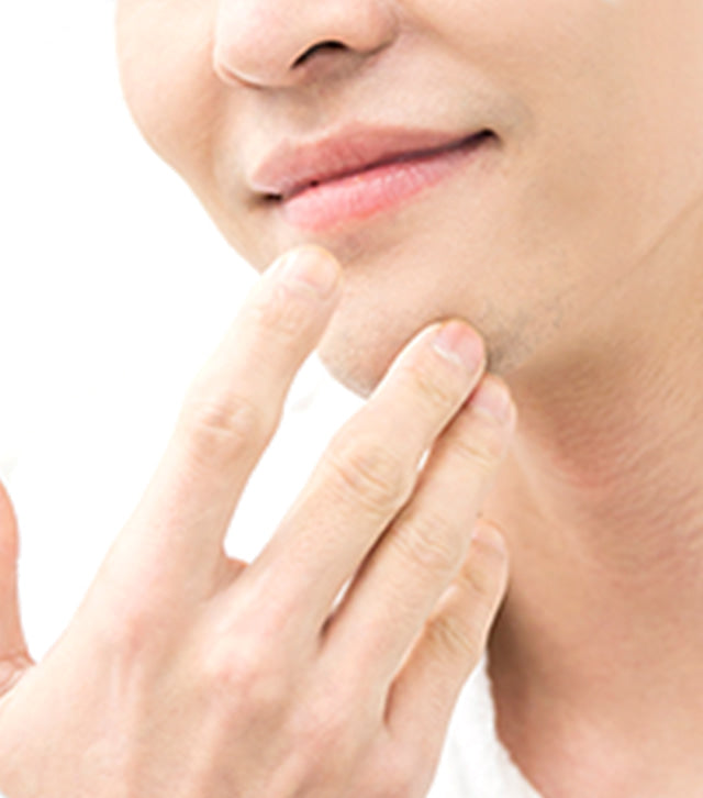Dead skin cell removal and skin soothing